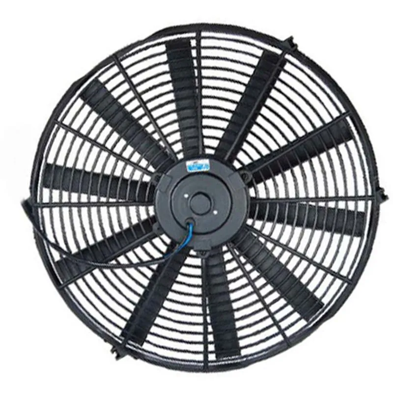 16 inch Universal radiator fan 12V — Straight blades — Front view 16 inch Universal radiator fan 12V — Straight blades — Front view